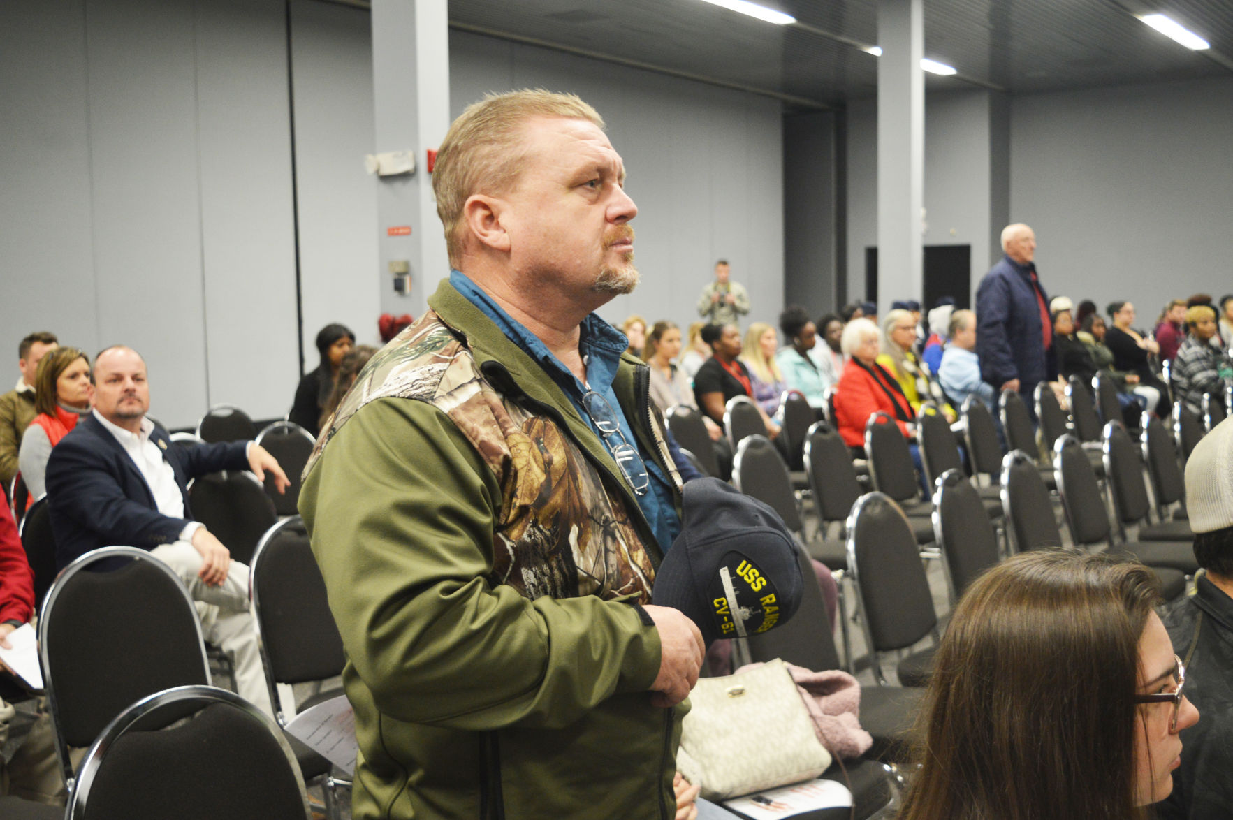 U.S. Navy veteran Darin Beall
